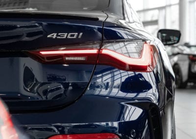 BMW 430i from the rear