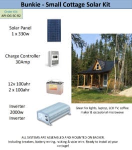 Small Cottage Solar Kit